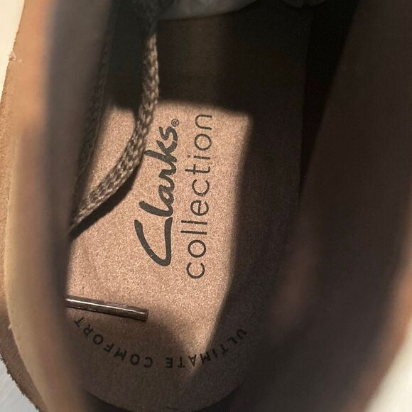 Clarks Mens Size 8.5 Shepton Chukka Boots Sand Suede Leather Comfort Capsule NWT main image 11
